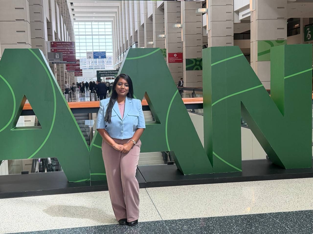 Dr. Siphora at the American Academy of Neurology Annual Meeting